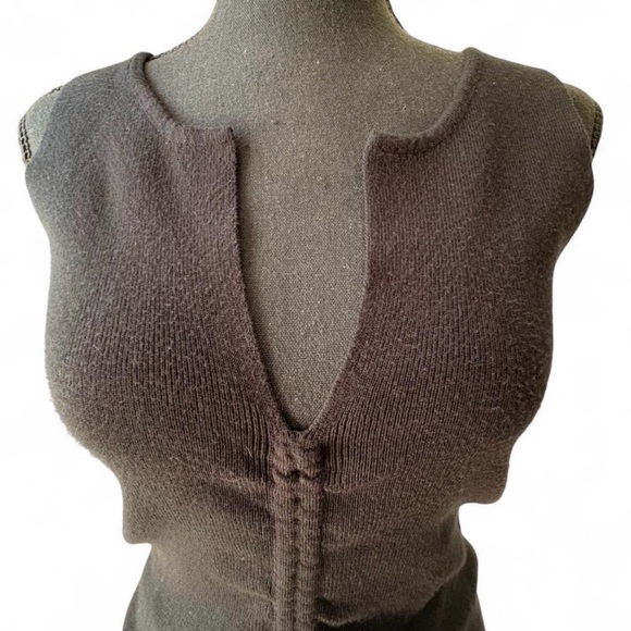 Hem & Thread Black Ruched Tank Top - Picture 3 of 4